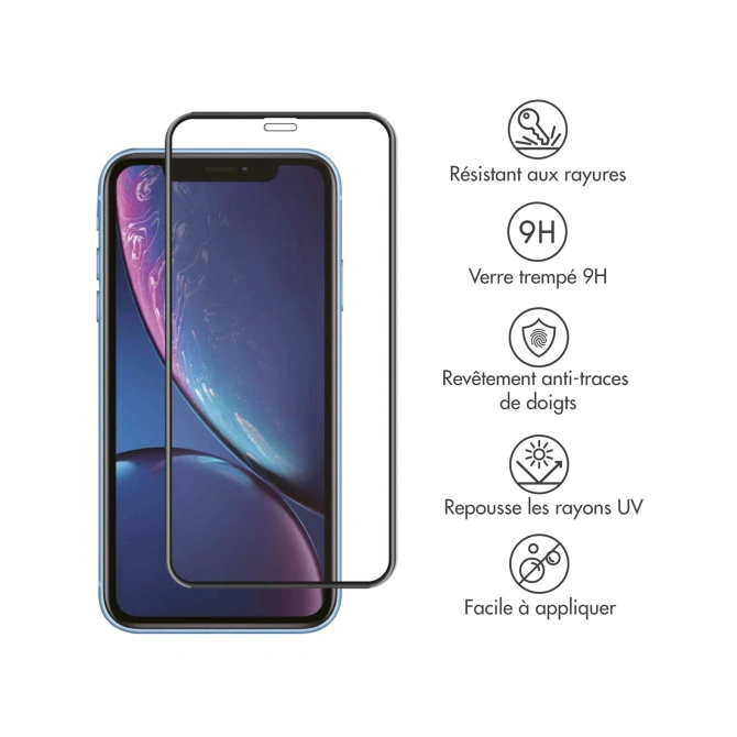 Accezz Gehard Glas Full Cover Screenprotector Apple iPhone 11 / Xr
