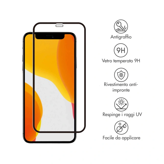 Accezz Gehard Glas Full Cover Screenprotector Apple iPhone 12 Mini Accezz Gehard Glas Full Cover Screenprotector Apple iPhone 12 Mini