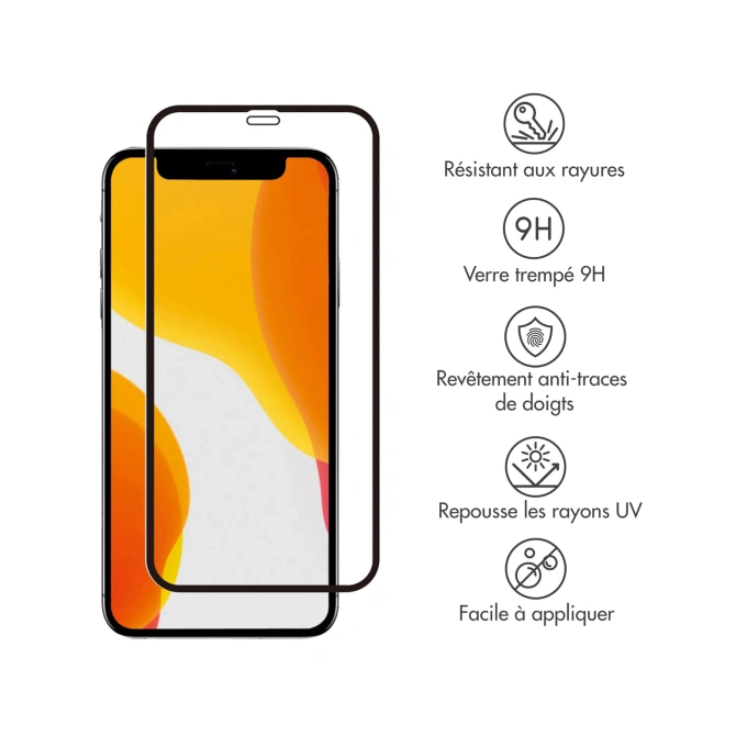 Accezz Gehard Glas Full Cover Screenprotector Apple iPhone 12 Mini Accezz Gehard Glas Full Cover Screenprotector Apple iPhone 12 Mini