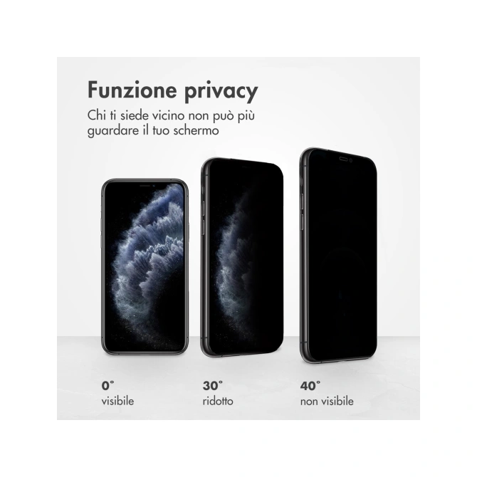 Accezz Gehard Glas Privacy Screenprotector Apple iPhone 11 Pro / Xs / X