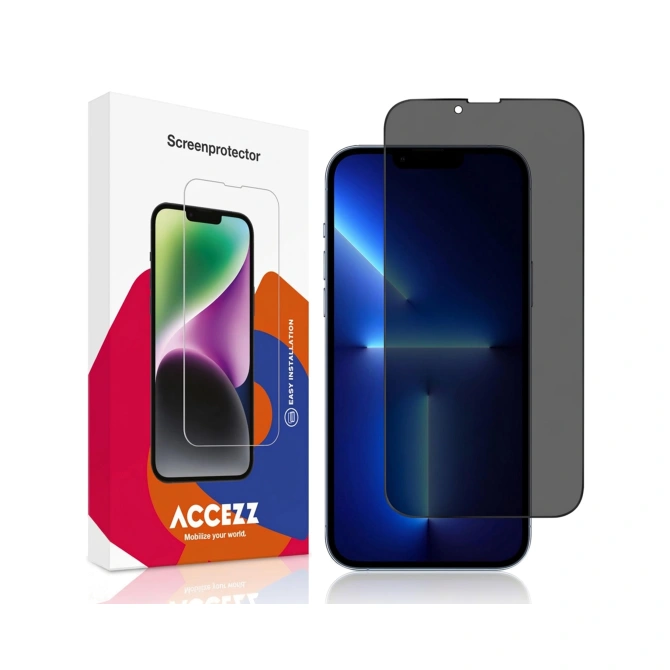 Accezz Gehard Glas Privacy Screenprotector Apple iPhone 13 Pro Max / 14 Plus