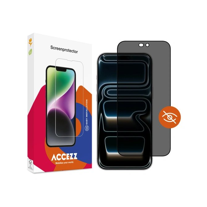 Accezz Gehard Glas Privacy Screenprotector Apple iPhone 18 Pro Max