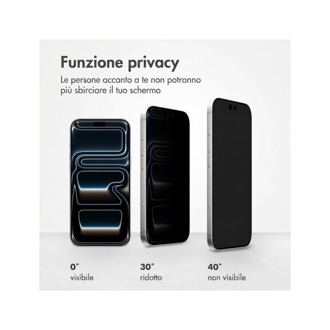 Accezz Gehard Glas Privacy Screenprotector Apple iPhone 18 Pro Max