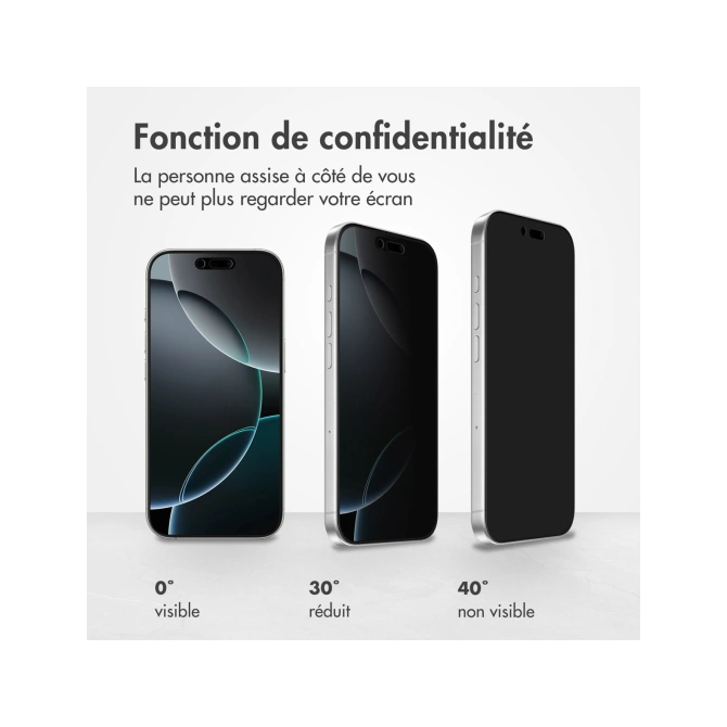 Accezz Gehard Glas Privacy Screenprotector Apple iPhone Air