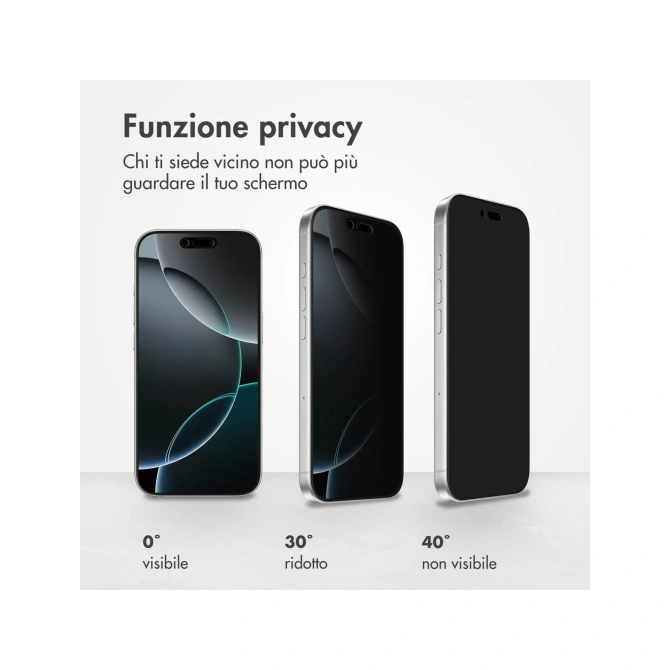 Accezz Gehard Glas Privacy Screenprotector Apple iPhone Air