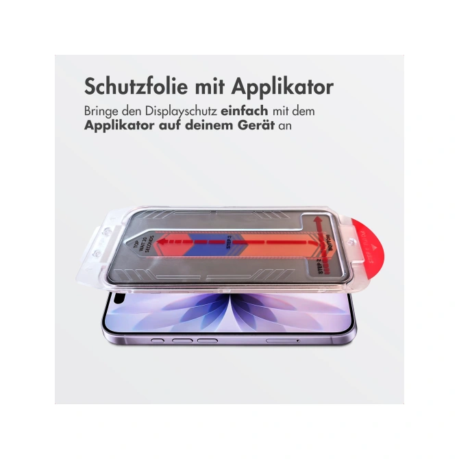 Accezz Gehard Glas Privacy Screenprotector + Applicator Apple iPhone 17
