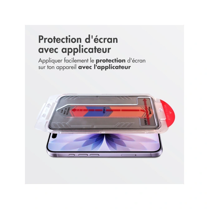 Accezz Gehard Glas Privacy Screenprotector + Applicator Apple iPhone 17