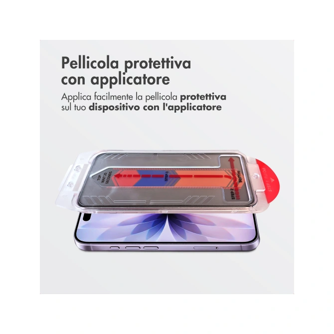 Accezz Gehard Glas Privacy Screenprotector + Applicator Apple iPhone 17