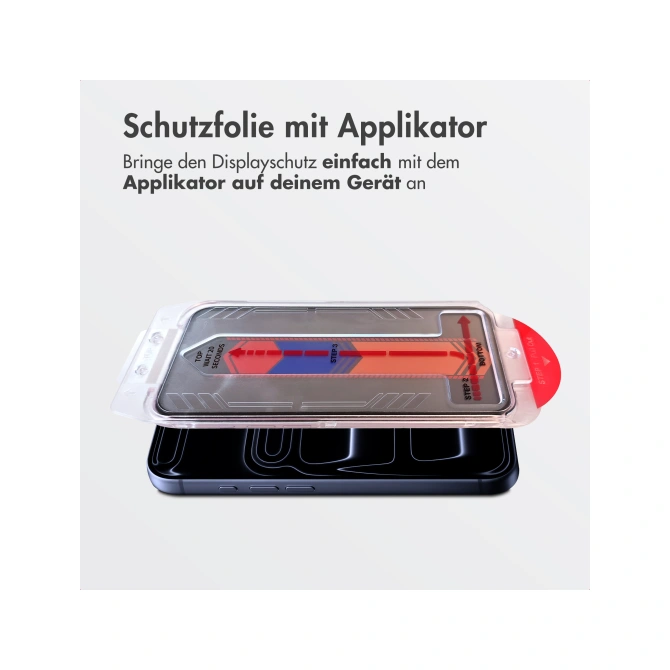 Accezz Gehard Glas Privacy Screenprotector + Applicator Apple iPhone 17 Pro