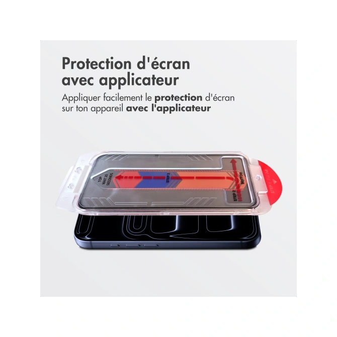 Accezz Gehard Glas Privacy Screenprotector + Applicator Apple iPhone 17 Pro