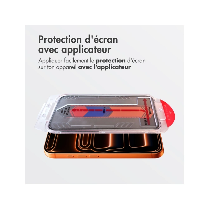 Accezz Gehard Glas Privacy Screenprotector + Applicator Apple iPhone 17 Pro Max