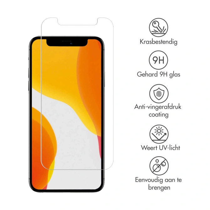 Accezz Gehard Glas Screenprotector 2-pack Apple iPhone 12 Mini