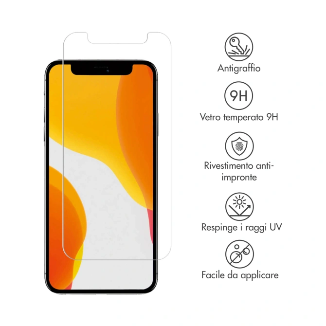 Accezz Gehard Glas Screenprotector 2-pack Apple iPhone 12 Mini