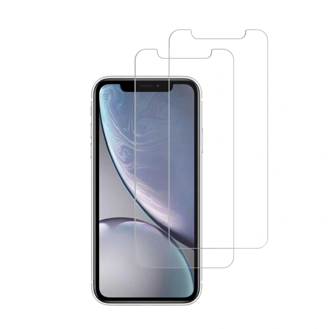 Accezz Gehard Glas Screenprotector 2-pack Apple iPhone 12 (Pro) / 11 / XR