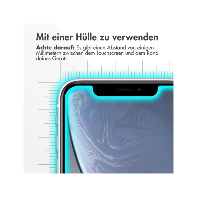 Accezz Gehard Glas Screenprotector 2-pack Apple iPhone 12 (Pro) / 11 / XR