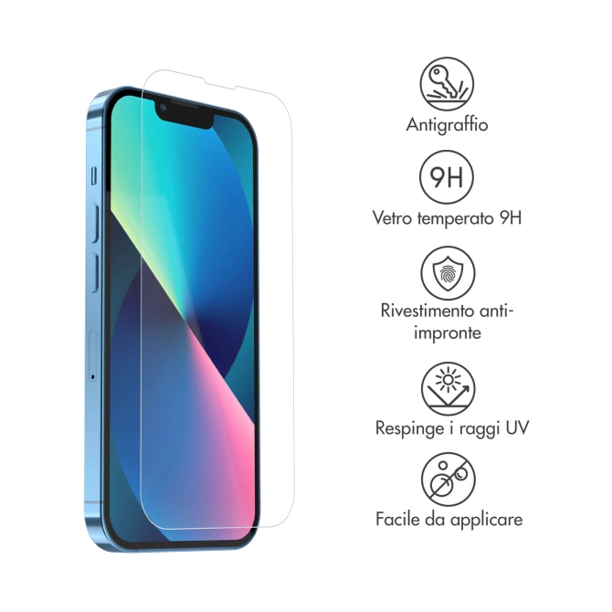 Accezz Gehard Glas Screenprotector 2-pack Apple iPhone 13 Mini
