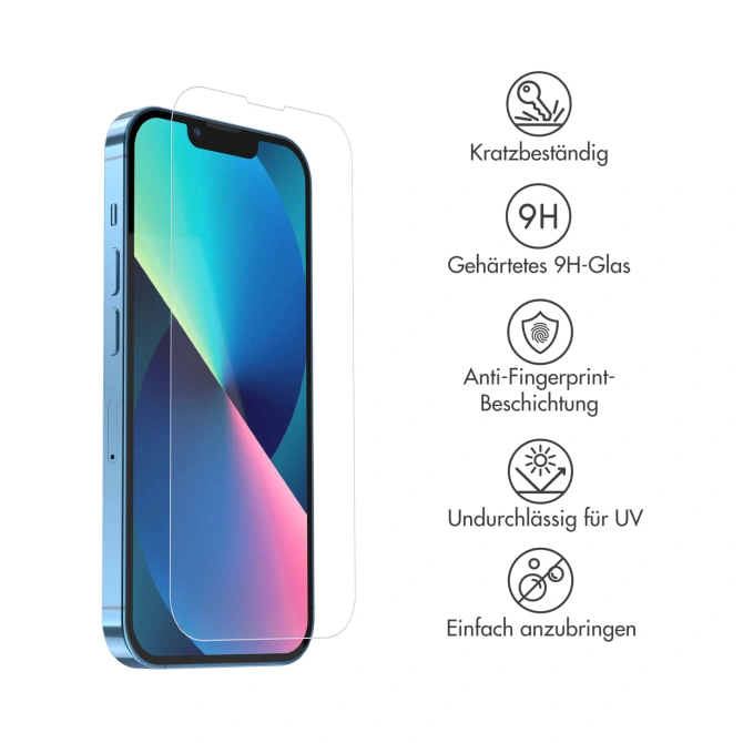 Accezz Gehard Glas Screenprotector 2-pack Apple iPhone 13 Mini