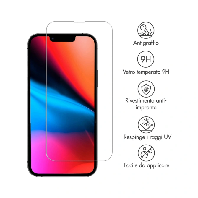Accezz Gehard Glas Screenprotector 2-pack Apple iPhone 13 Pro Max / 14 Plus