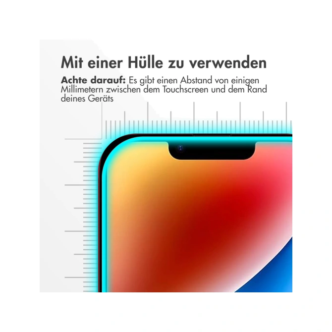 Accezz Gehard Glas Screenprotector 2-pack Apple iPhone 13 Pro Max / 14 Plus