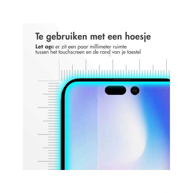 Accezz Gehard Glas Screenprotector 2-pack Apple iPhone 14 Pro