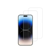Accezz Gehard Glas Screenprotector 2-pack Apple iPhone 15 / 15 Pro / 16 Accezz Gehard Glas Screenprotector 2-pack Apple iPhone 15 / 15 Pro / 16