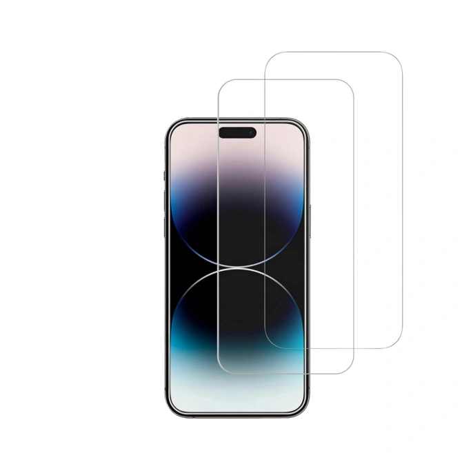 Accezz Gehard Glas Screenprotector 2-pack Apple iPhone 15 Plus / 15 Pro Max / 16 Plus