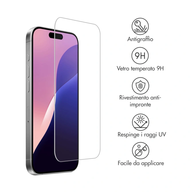Accezz Gehard Glas Screenprotector 2-pack Apple iPhone 16 Pro Max / 17 Pro Max