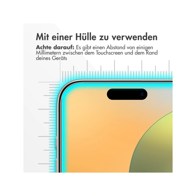 Accezz Gehard Glas Screenprotector 2-pack Apple iPhone 17 / 17 Pro / 16 Pro