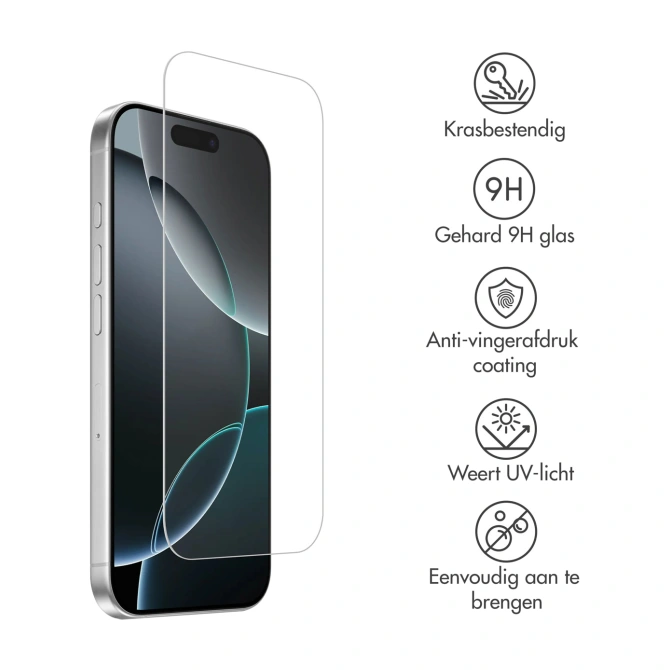 Accezz Gehard Glas Screenprotector 2-pack Apple iPhone Air