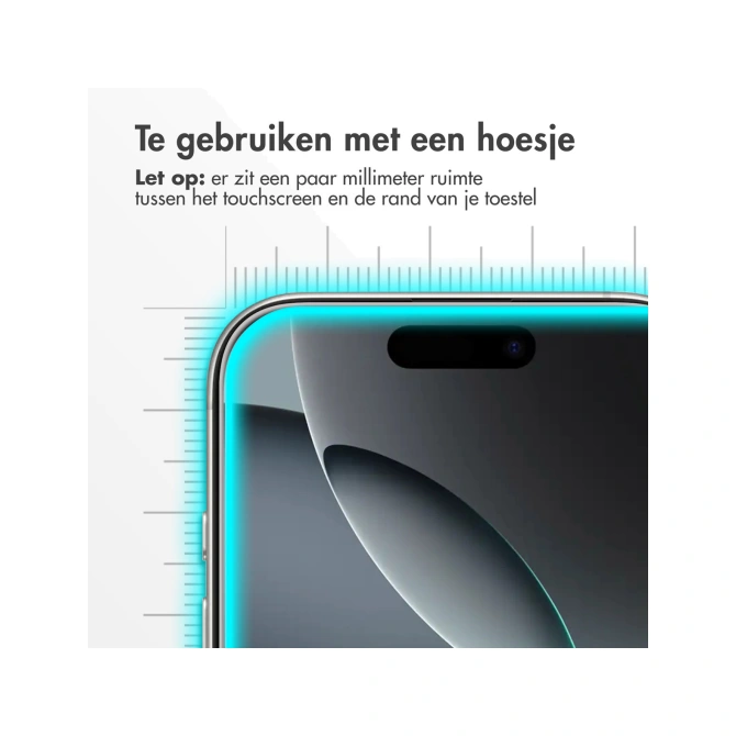 Accezz Gehard Glas Screenprotector 2-pack Apple iPhone Air