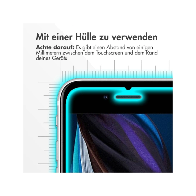 Accezz Gehard Glas Screenprotector 2-pack Apple iPhone SE (2022 / 2020)