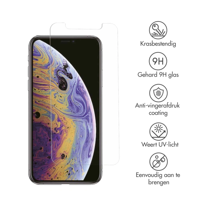 Accezz Gehard Glas Screenprotector Apple iPhone 11 Pro Max / Xs Max