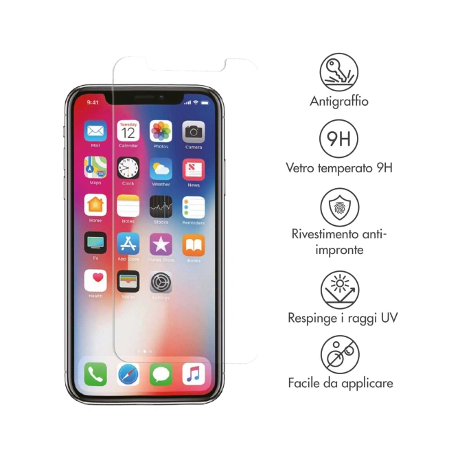 Accezz Gehard Glas Screenprotector Apple iPhone 11 Pro / Xs / X