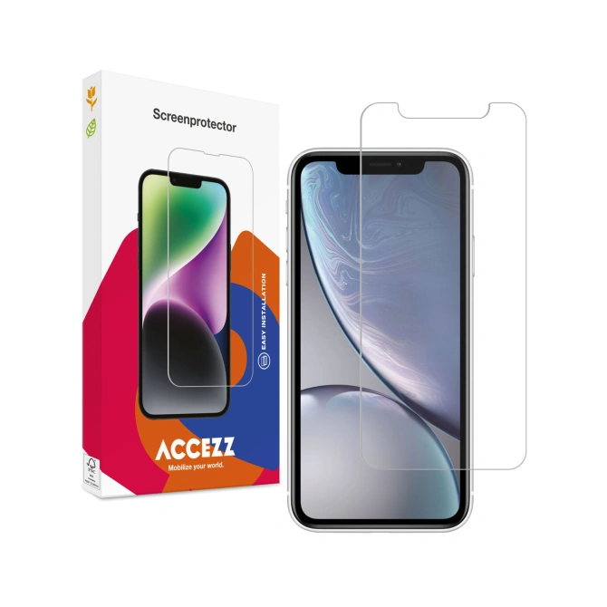 Accezz Gehard Glas Screenprotector Apple iPhone 12 (Pro) / 11 / Xr