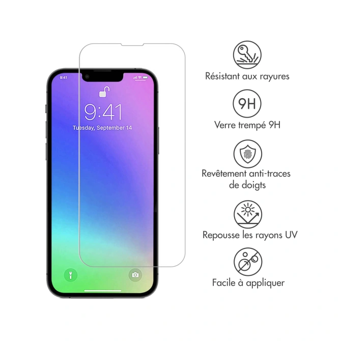 Accezz Gehard Glas Screenprotector Apple iPhone 13 Mini
