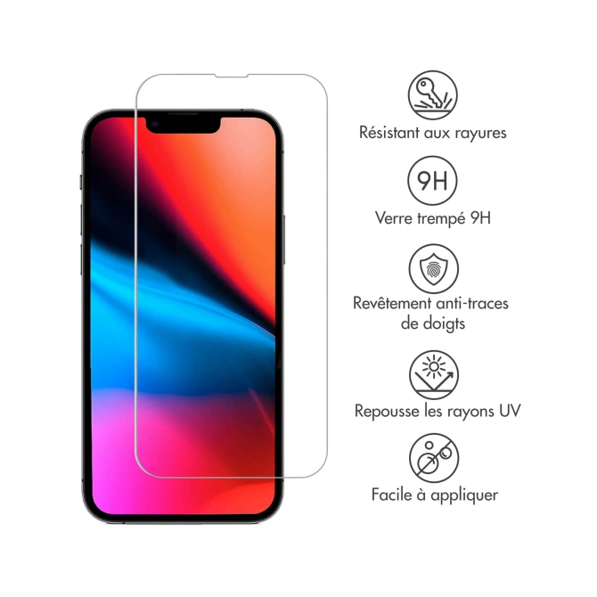 Accezz Gehard Glas Screenprotector Apple iPhone 13 Pro Max / 14 Plus