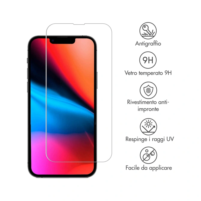 Accezz Gehard Glas Screenprotector Apple iPhone 13 Pro Max / 14 Plus