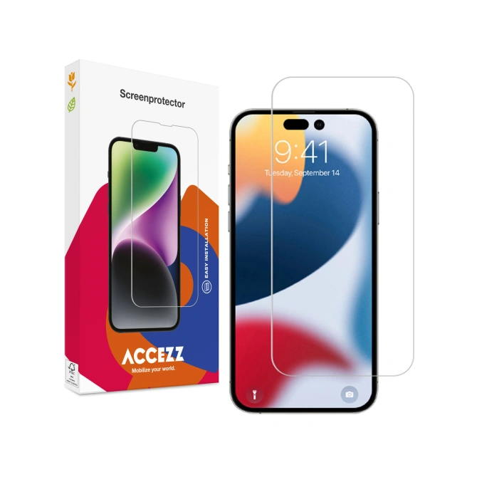 Accezz Gehard Glas Screenprotector Apple iPhone 14 Pro Max