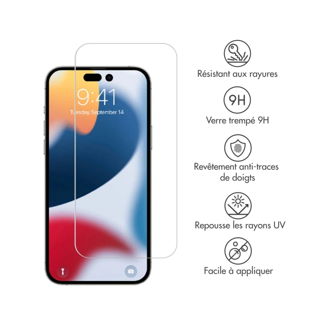 Accezz Gehard Glas Screenprotector Apple iPhone 14 Pro Max