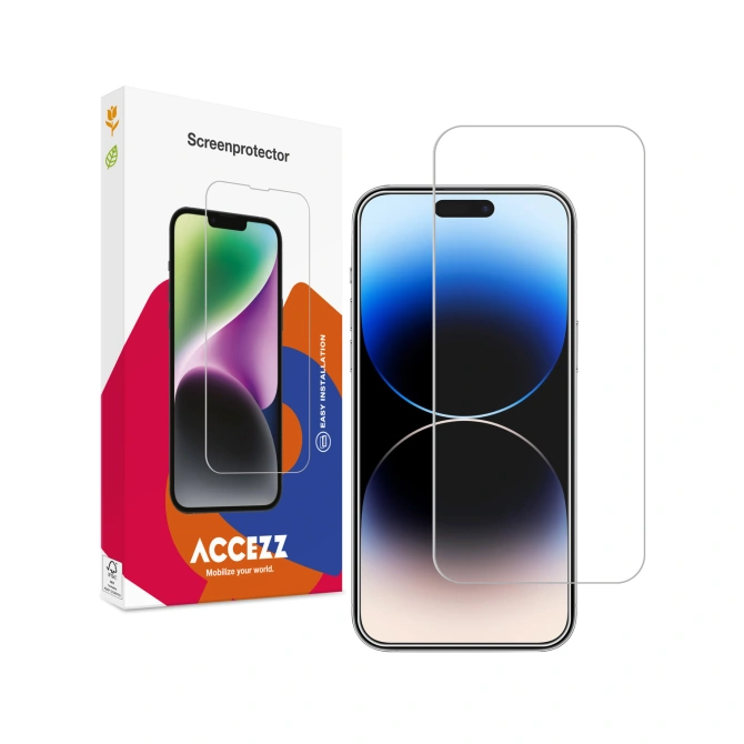Accezz Gehard Glas Screenprotector Apple iPhone 15 / 15 Pro / 16