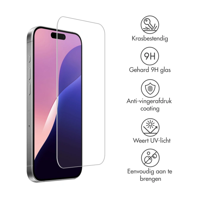 Accezz Gehard Glas Screenprotector Apple iPhone 16 Pro Max / 17 Pro Max