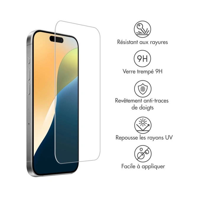 Accezz Gehard Glas Screenprotector Apple iPhone 17 / 17 Pro / 16 Pro