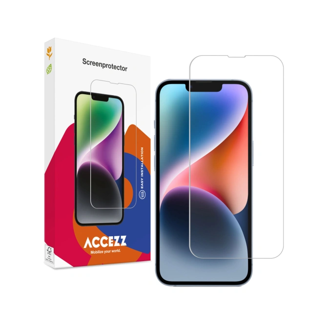 Accezz Gehard Glas Screenprotector Apple iPhone 17e / 16e / 14 / 13 / 13 Pro