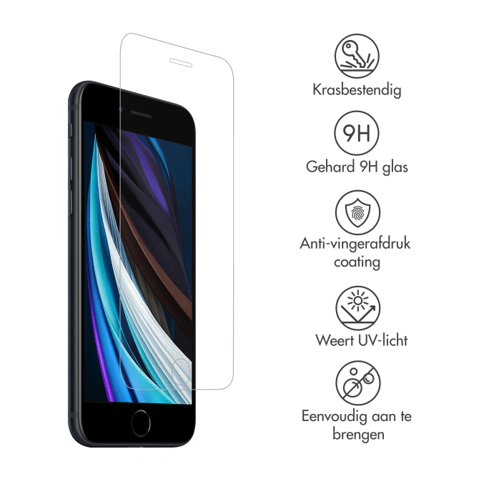 Accezz Gehard Glas Screenprotector Apple iPhone SE (2016) / 5 / 5s