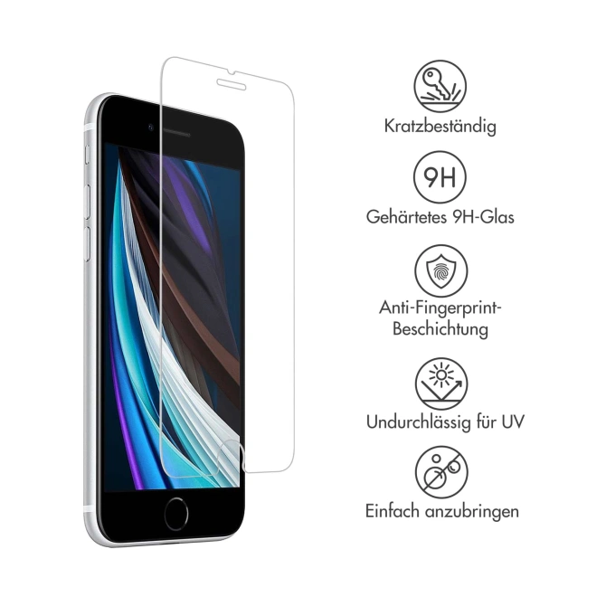 Accezz Gehard Glas Screenprotector Apple iPhone SE (2022 / 2020)