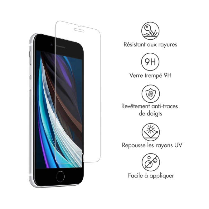Accezz Gehard Glas Screenprotector Apple iPhone SE (2022 / 2020)