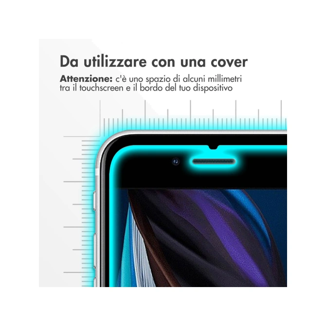 Accezz Gehard Glas Screenprotector Apple iPhone SE (2022 / 2020)