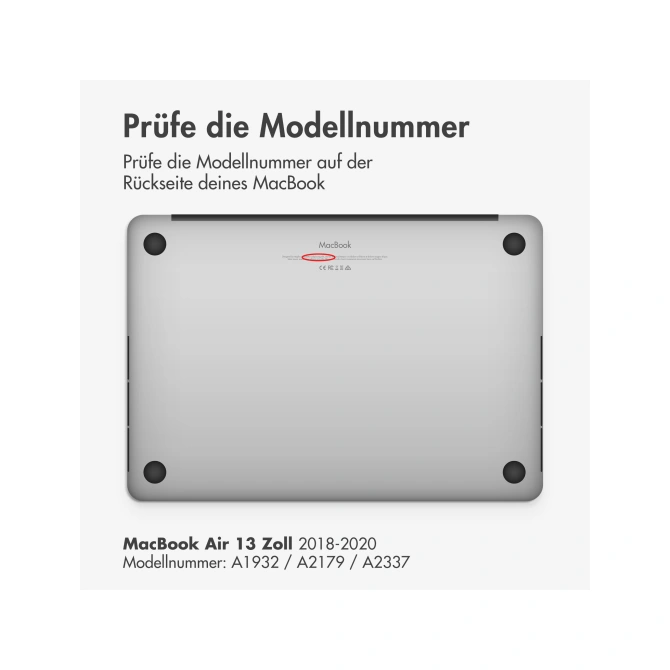 Accezz Gehard Glas Screenprotector Apple MacBook Air 13 inch (2018-2020)