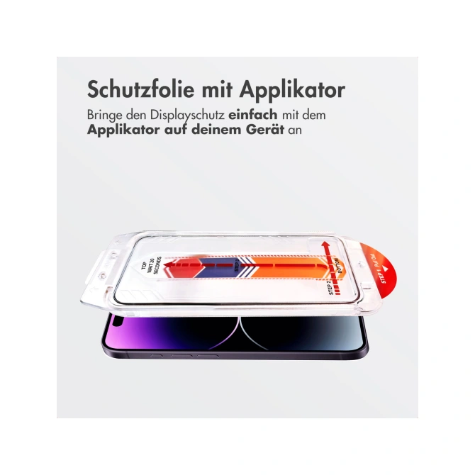 Accezz Gehard Glas Screenprotector + Applicator Apple iPhone 14 Pro