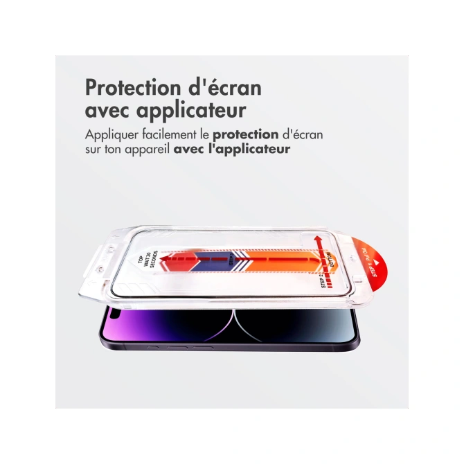 Accezz Gehard Glas Screenprotector + Applicator Apple iPhone 14 Pro